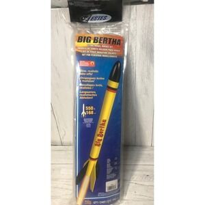 Estes Big Bertha Flying Model Rocket Kit Slow‎ Realistic Take-Offs 550ft NWT